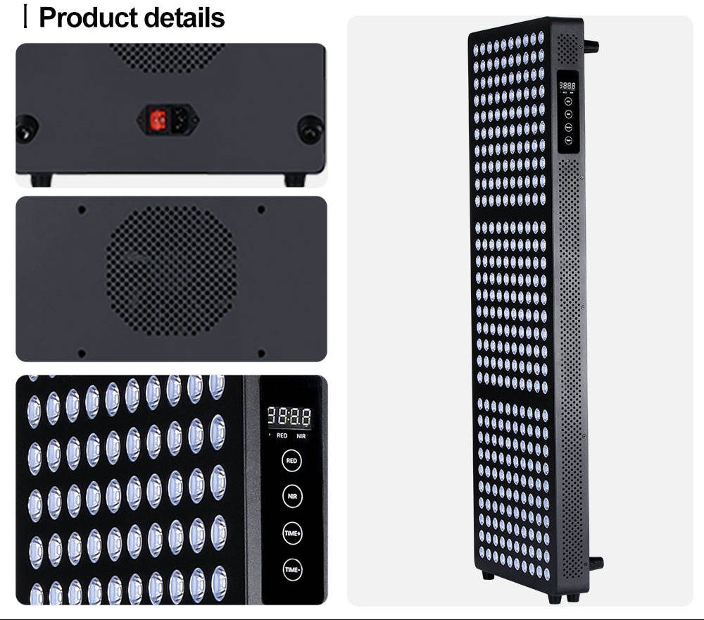 LifeluX Maxi Pro 5 - 5 Wavelength 1500w Full Body Red & Infrared Therapy Panel with Hanging Kit