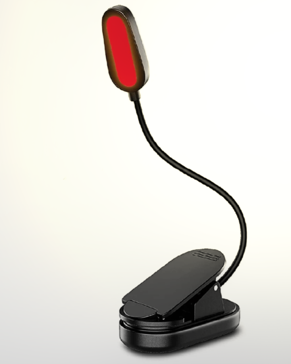 Clip-on Rechargeable Red Light Reading Lamp